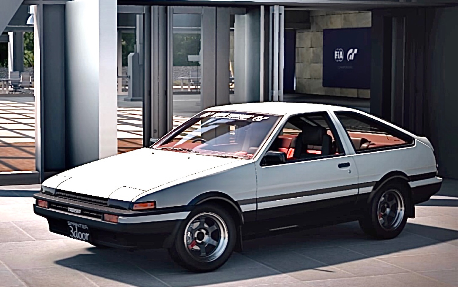 gtsport东京高速环道ae86最快单圈1分39秒