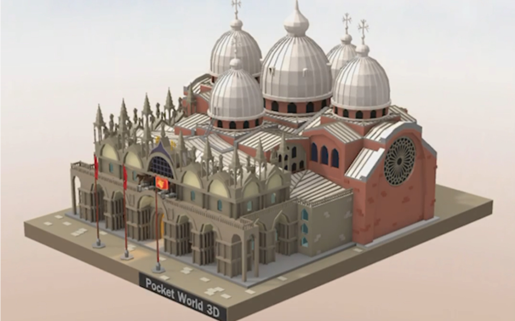 我爱拼模型圣马可大教堂