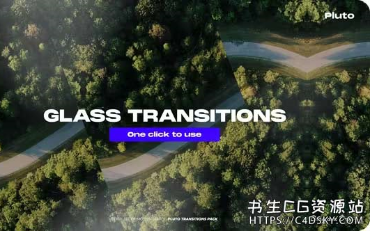 AE模板优雅条状切片图像内容展示玻璃转场过渡模板Glass Transitions哔哩哔哩bilibili