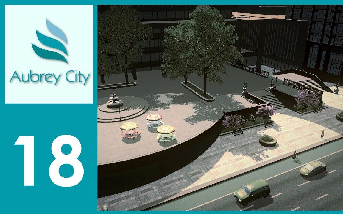 都市天际线奥布里第十八集抬升式广场elevatedplazas