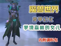 【梦境森林的女儿】魔兽世界皮甲幻化推荐，皮甲调料包