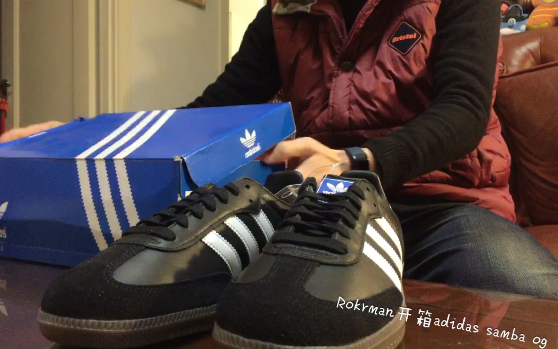 Rokrman开箱adidas samba og平底足球鞋哔哩哔哩bilibili