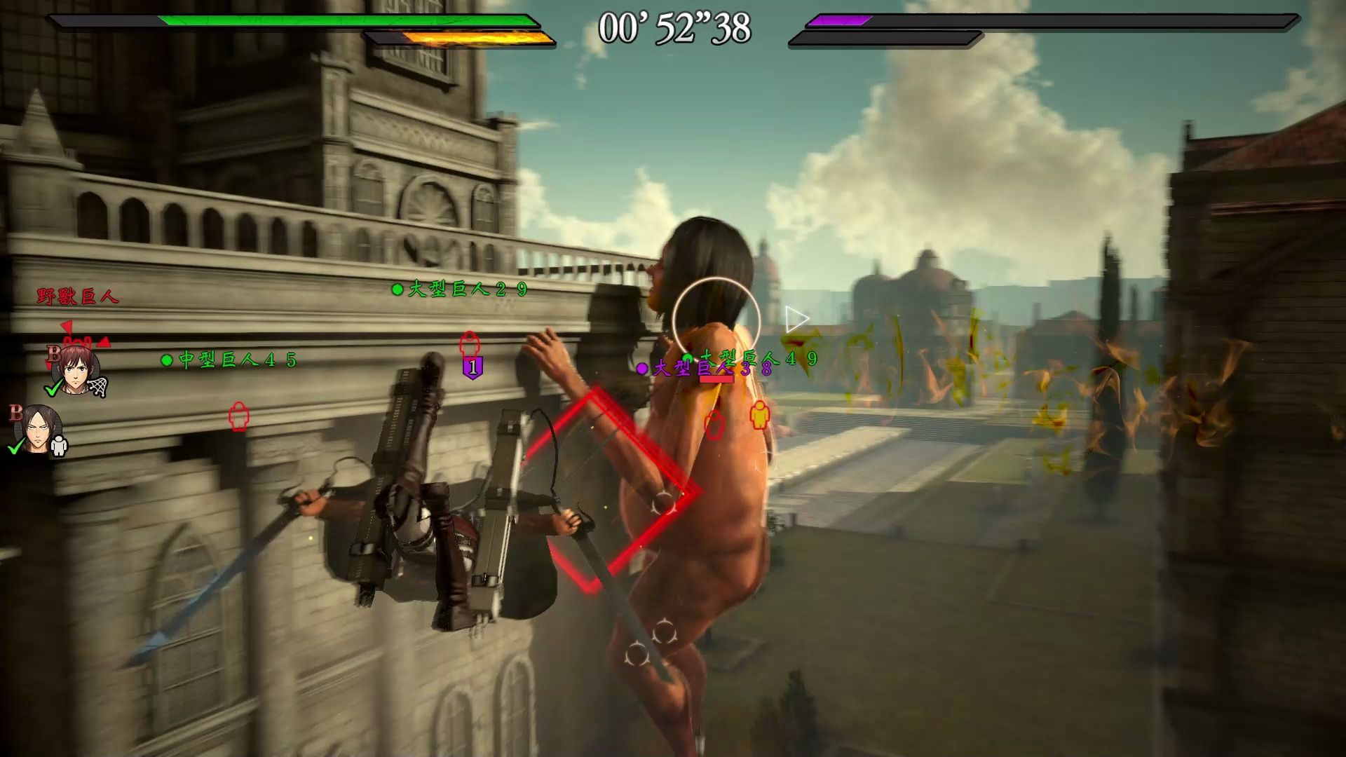 《进击的巨人2最终之战》决战模式 机动兵