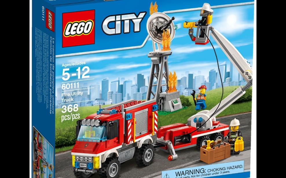 乐高城市60111重型消防车速组评测