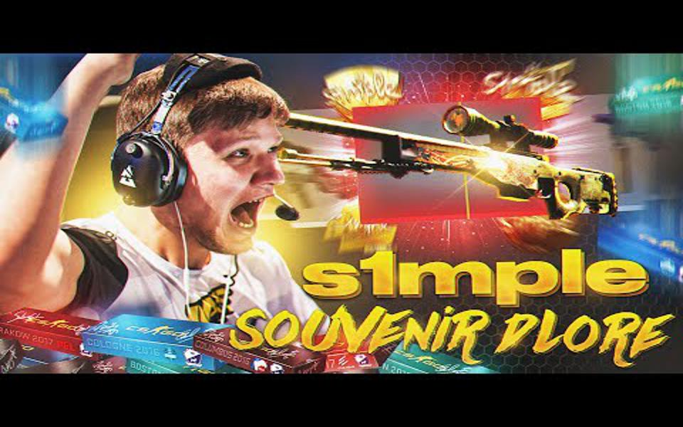 hunting the s1mple souvenir dragonlore! (cobblestone opening)