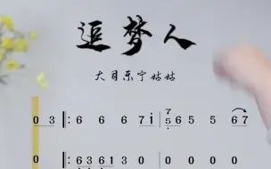 下载视频: 《追梦人》古筝曲谱示范，古筝教学视频