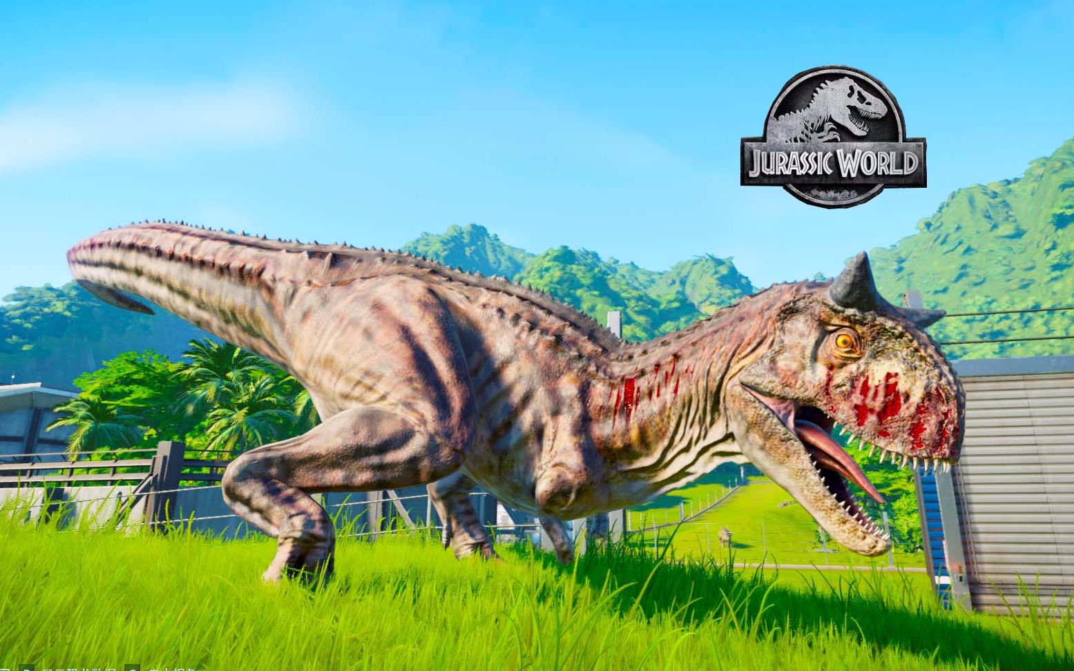 《侏罗纪进化》肉食牛龙登场,被角鼻龙轻松解决