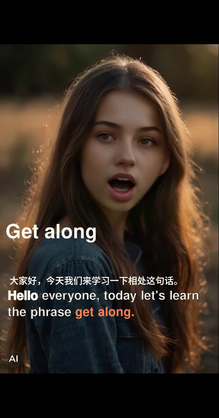 每日一词: Get along哔哩哔哩bilibili