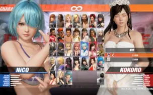 Download Video: DOA6 泳装妮可对战新娘心