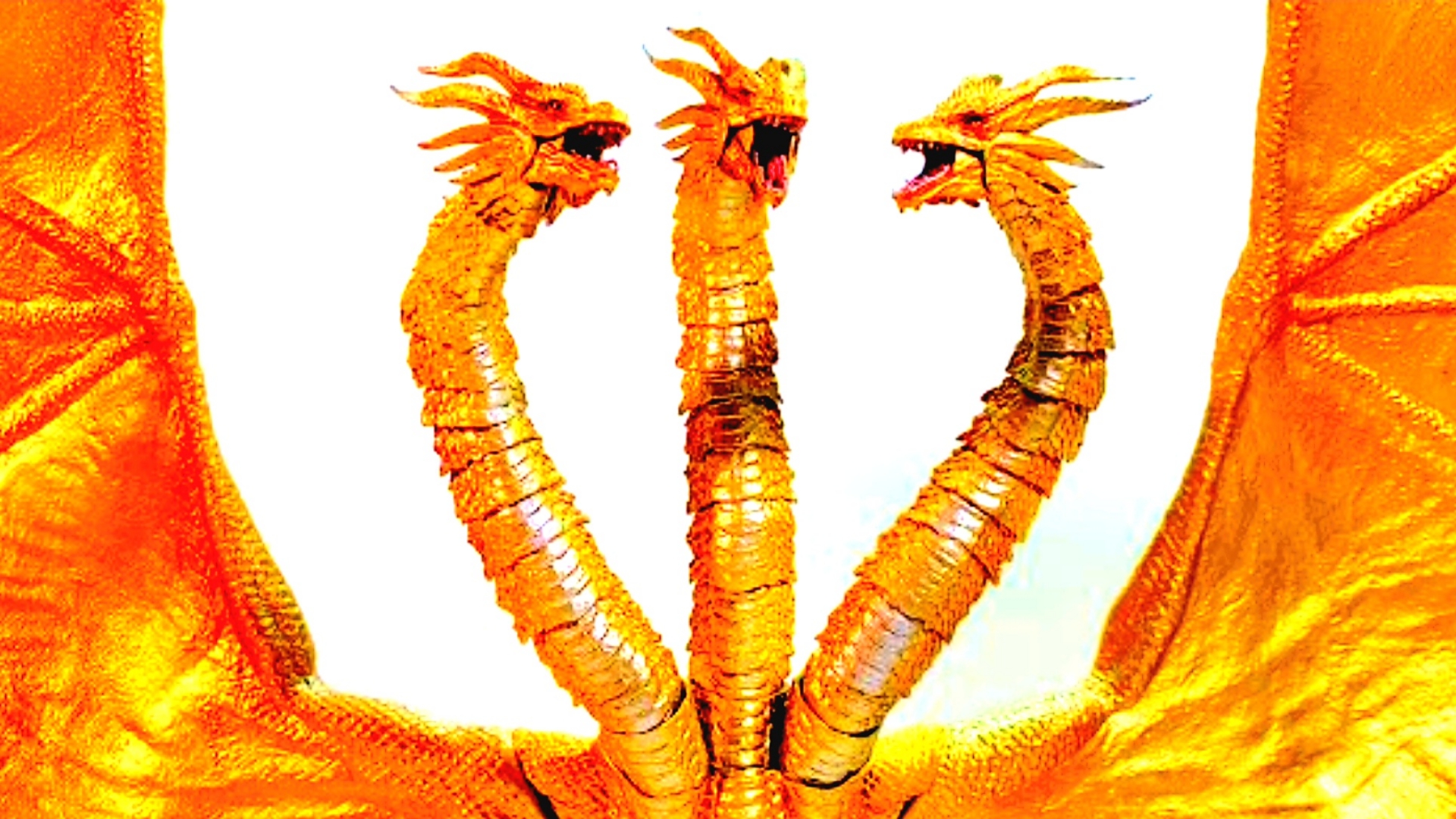 《哥斯拉:怪兽之王》2019 shm传奇王者基多拉特殊配色版 测评