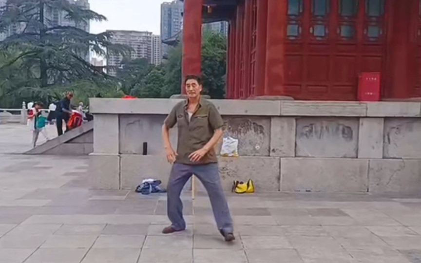 侯富平(郑悟清外孙)演练的赵堡太极拳