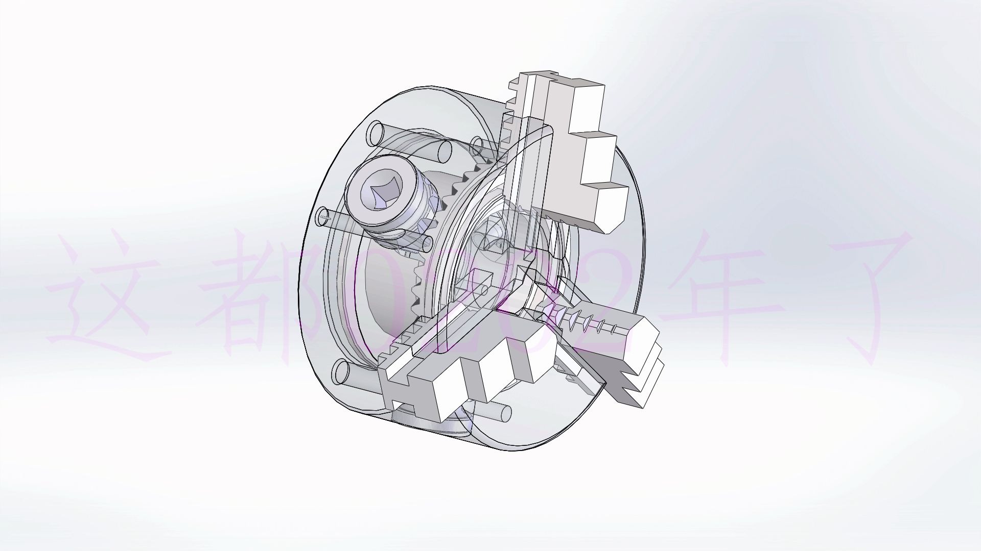 【机械】三爪卡盘模型演示solidworks哔哩哔哩bilibili