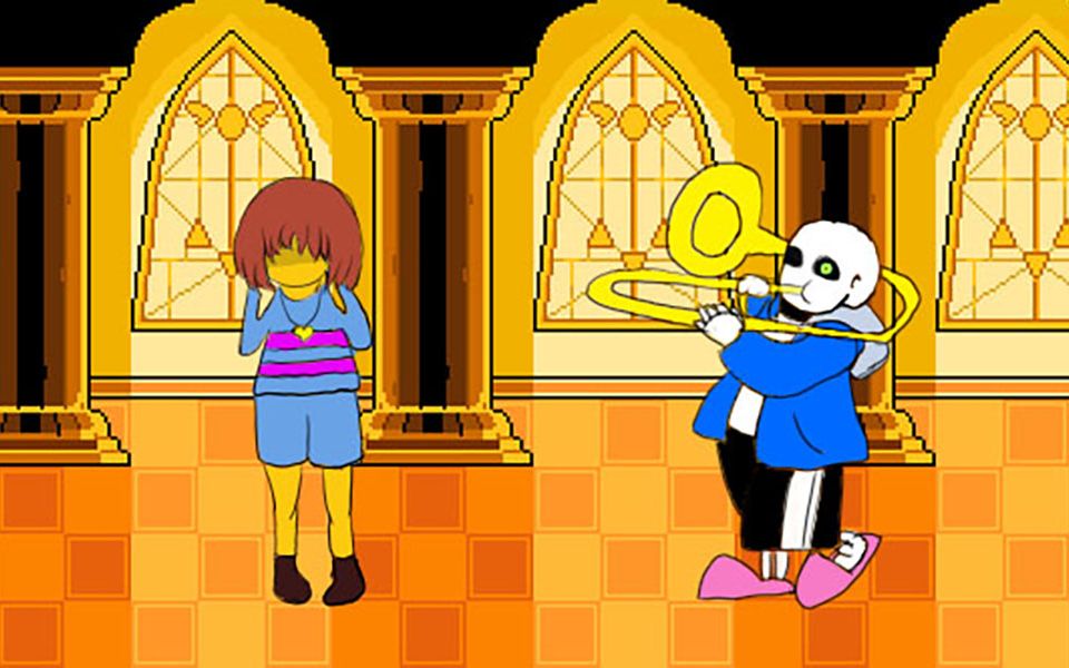 undertalememesans只是在审判的时候吹起了小号而已