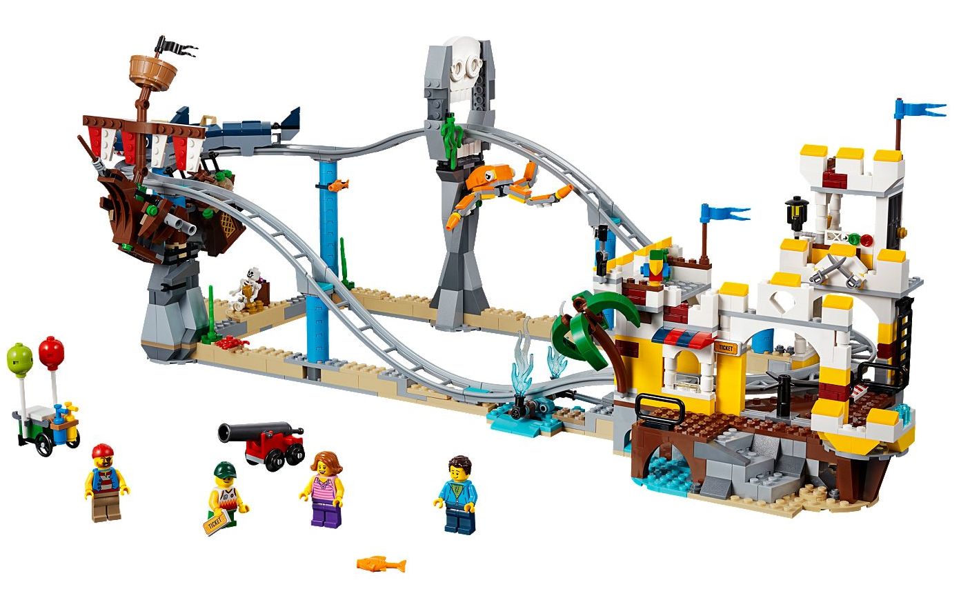 乐高 lego 31084 创意百变3合1 海盗过山车 2018速拼评测