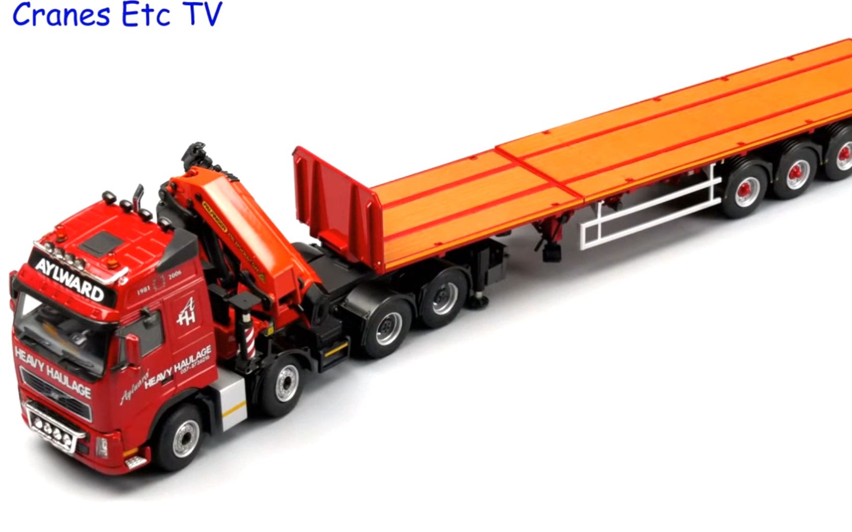 沃尔沃 volvo fh 帕尔菲格 palfinge随车吊起重机静态模型_哔哩哔哩