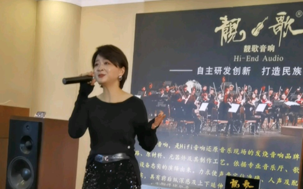 发烧人声歌手蔡婧南宁音响展靓歌音响展厅现场演唱“偿还”哔哩哔哩bilibili