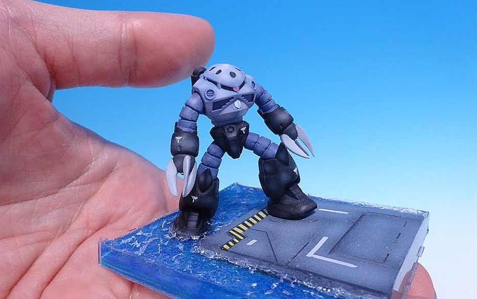 1/380 ms07魔蟹场景制作合集(日清杯面附赠品利用)