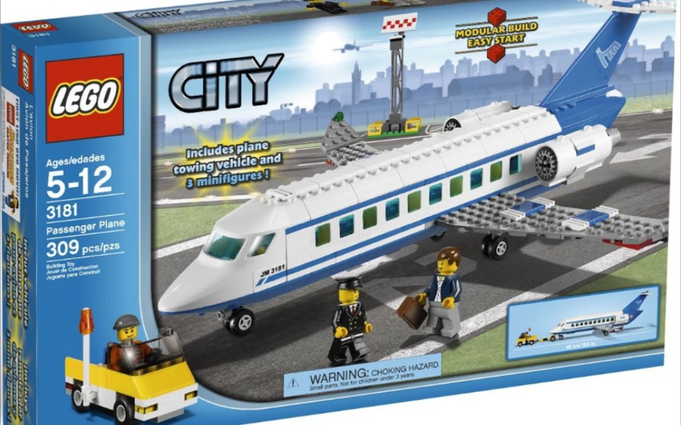 乐高城市3181喷气客机速组评测