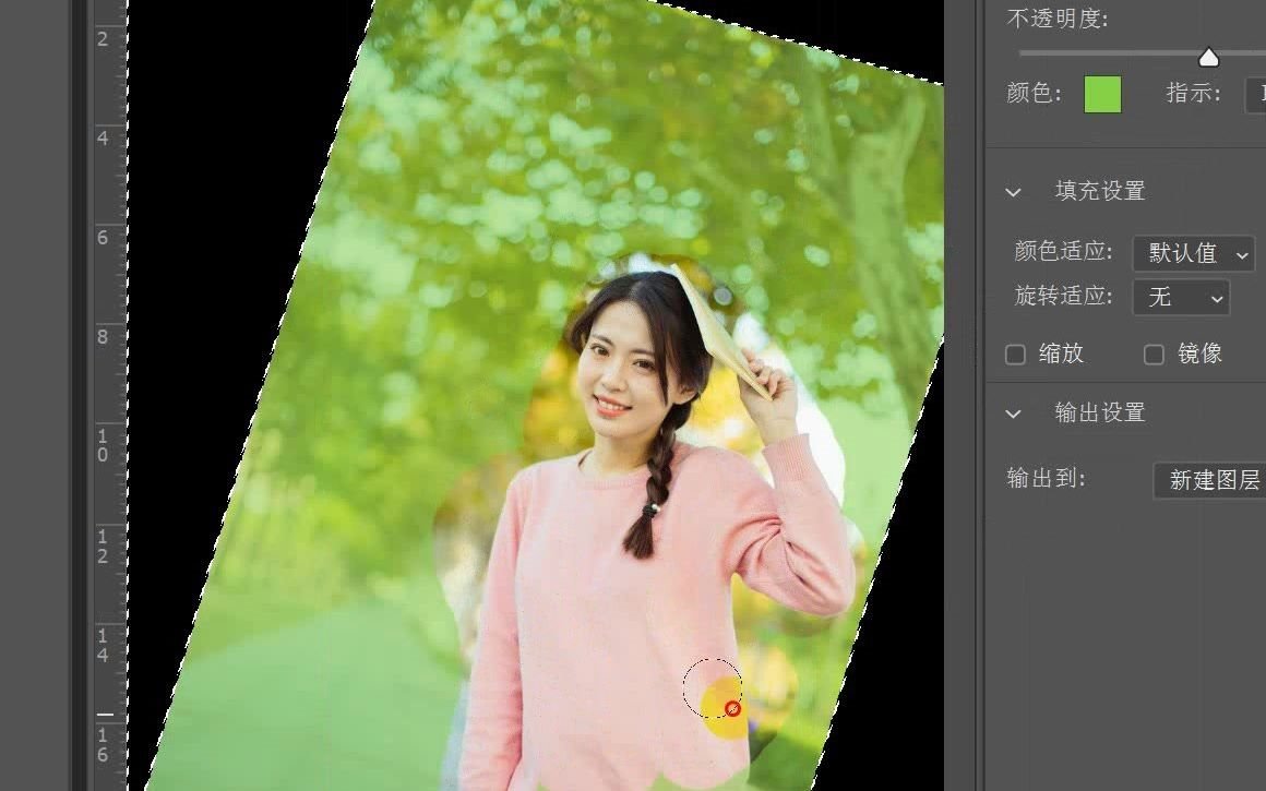 活动作品ps拉直小妙招