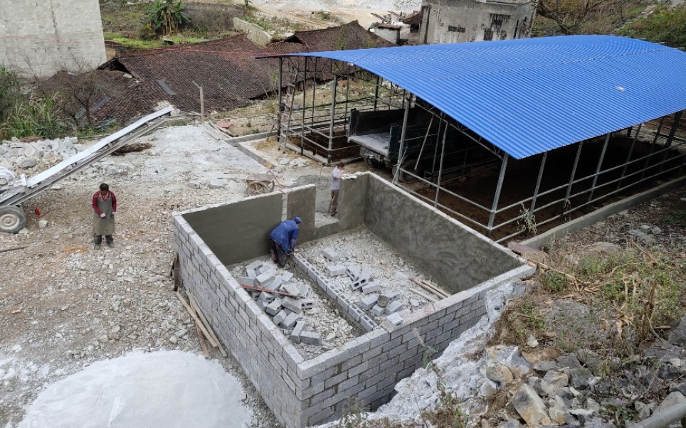 牛场这样建发酵池,发酵牧草,你们觉得合理吗?