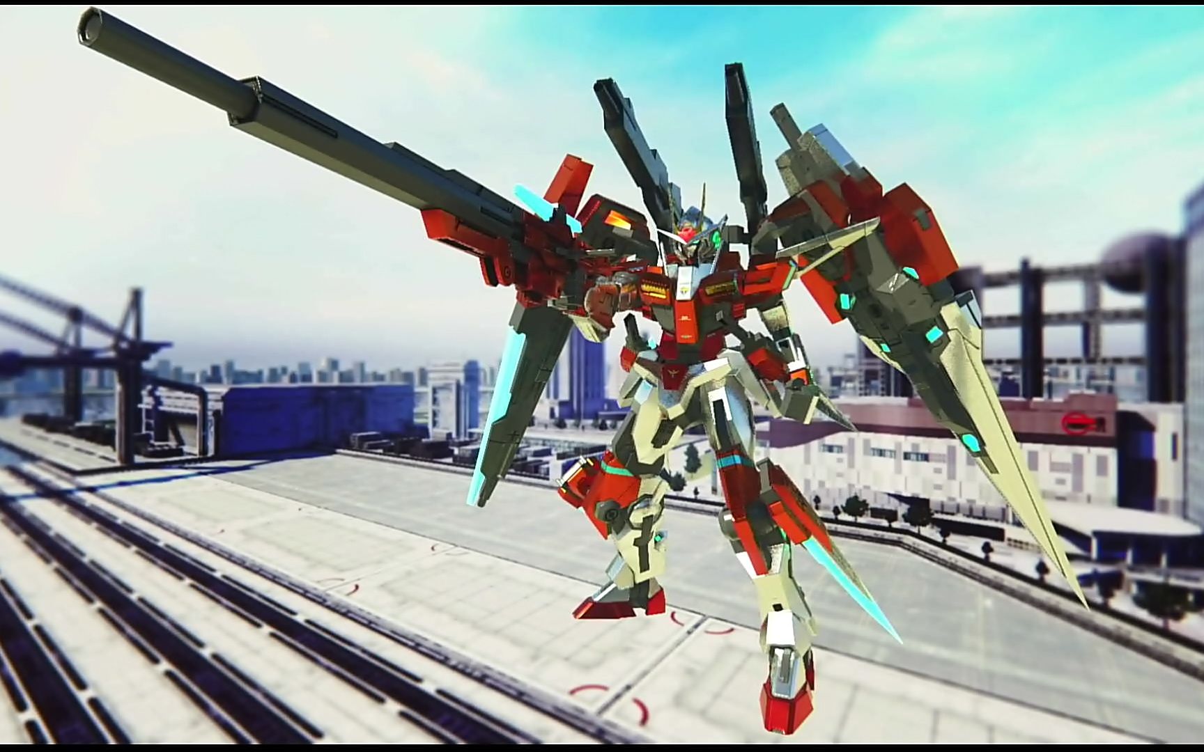 ps4高达破坏者3:5太阳炉00高达七剑监察者式样改