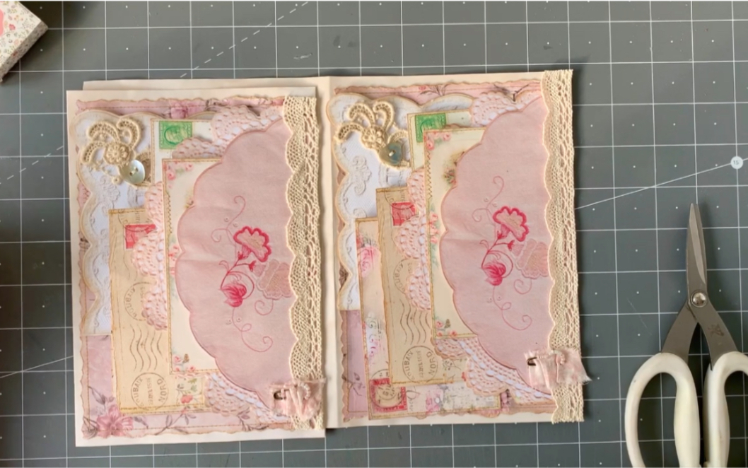 【教程】粉色Junk journal内页制作教程|A Little Bit of Pink!!哔哩哔哩bilibili