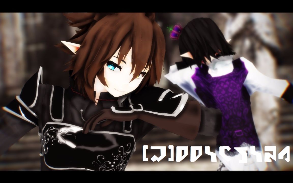 【皇子雷&骑士安】[a]ddiction【凹凸世界mmd】【渲染测试】