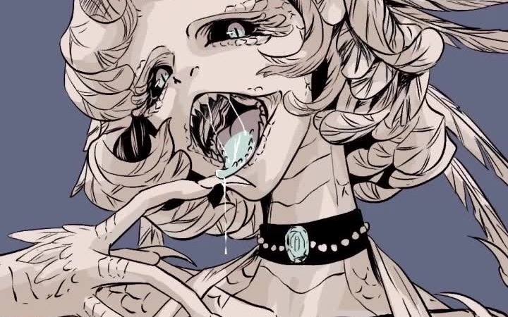 某天的尖牙大姐姐【睡前涂鸦有益健康】_哔哩哔哩_bilibili