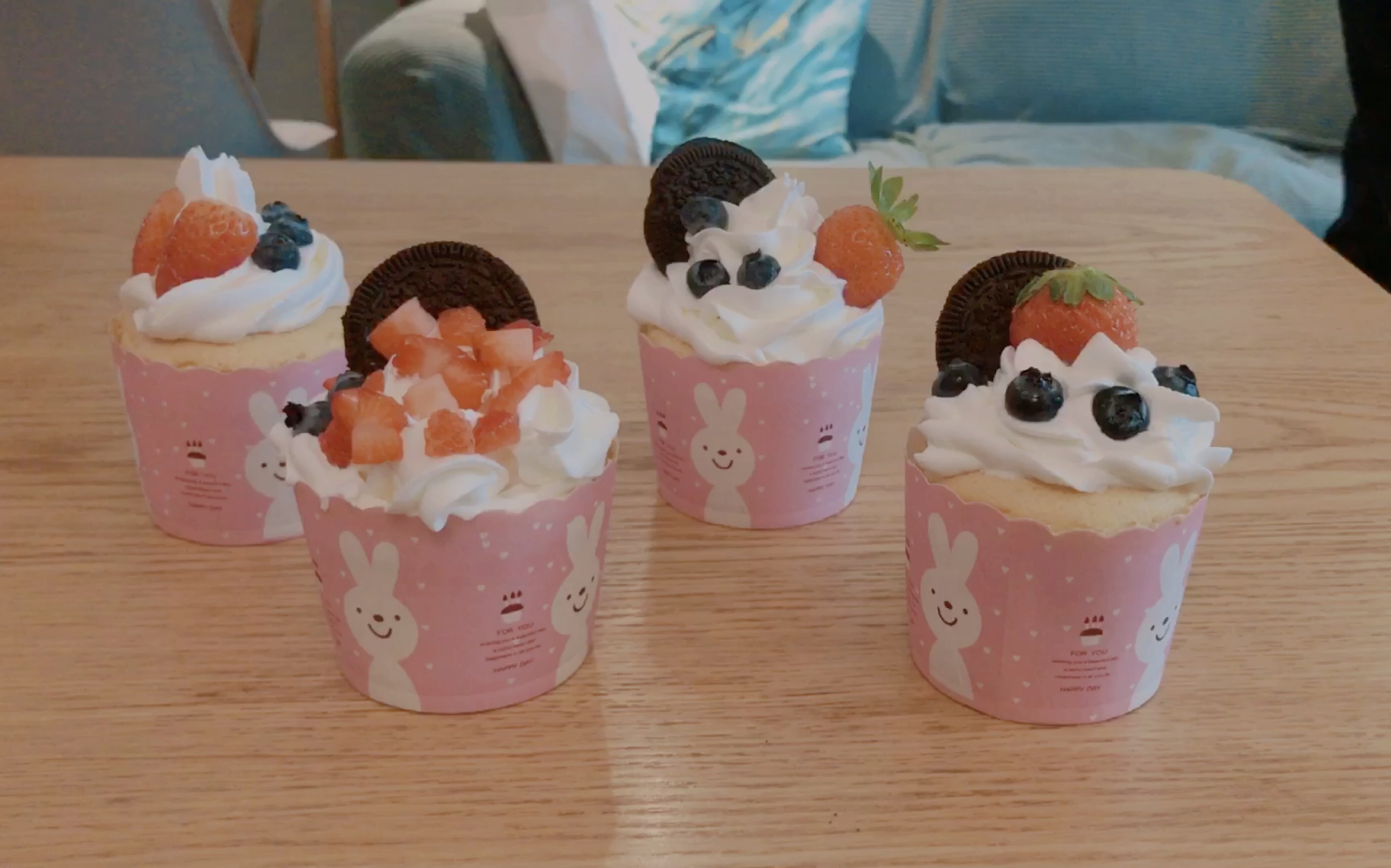 周末的diy小蛋糕:)