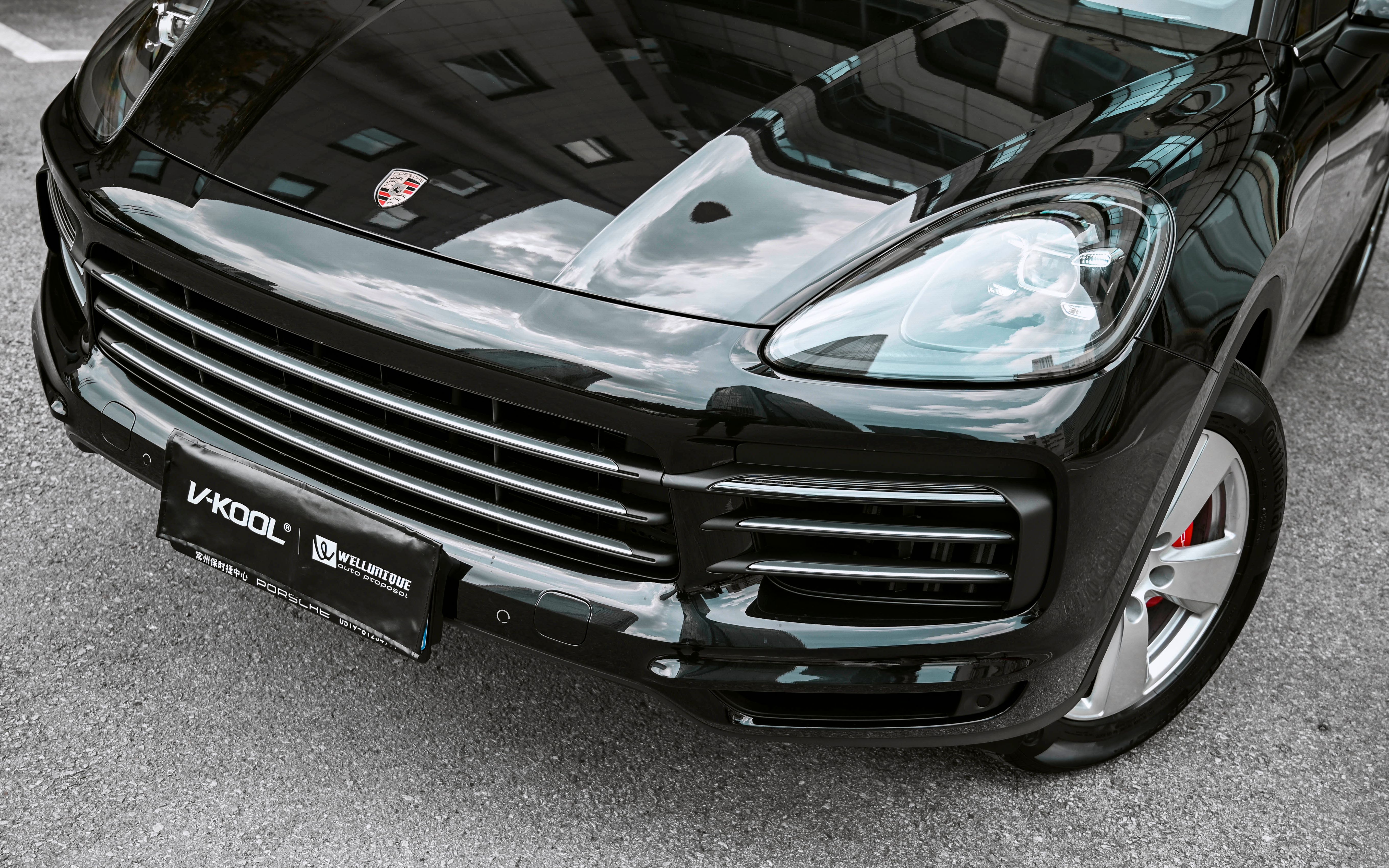 苏州无二汽车贴膜丨保时捷卡宴贴威固v10隐形车衣