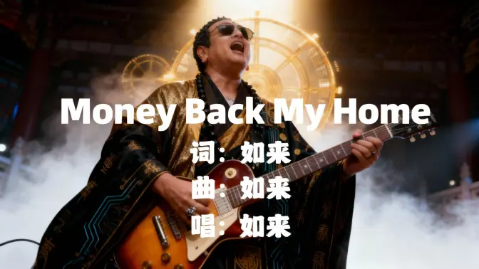 如来《Money Back My Home》MV首发激情献唱!