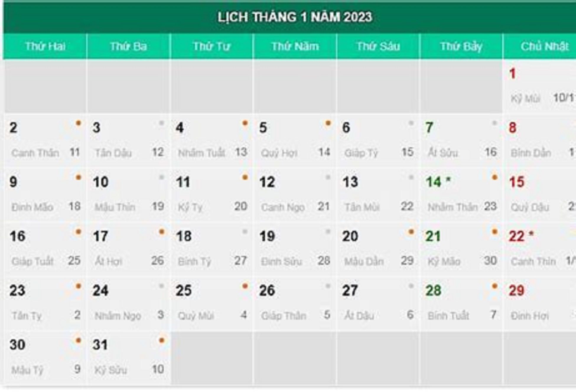 [图]Tết Dương lịch 新年