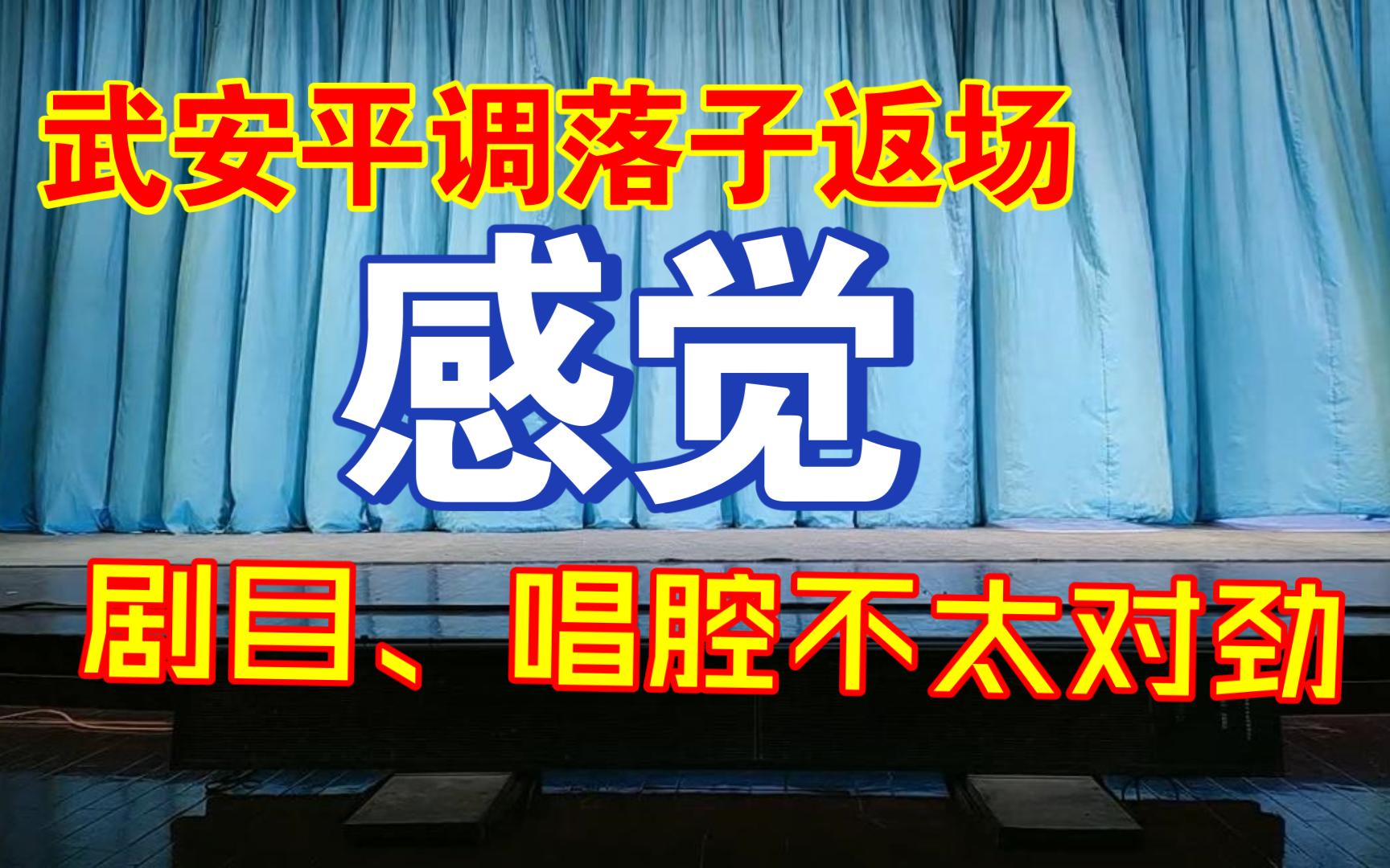 [图]震惊！平调落子剧目结束后返场演出是豫剧和永年西调