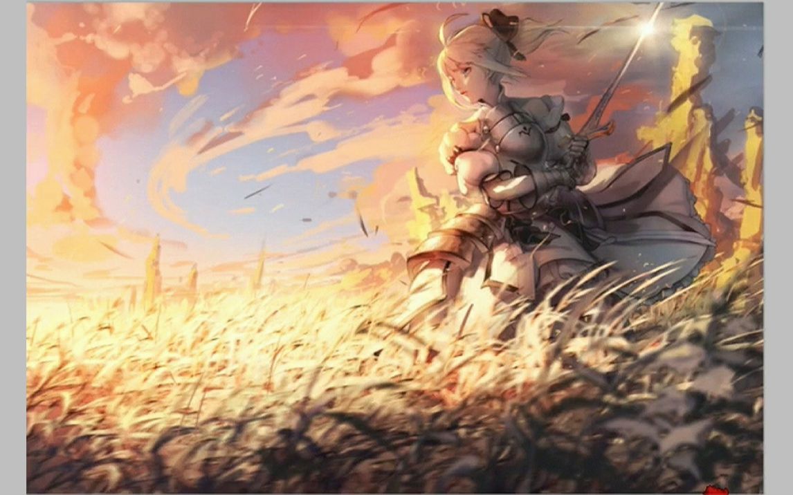 天命之子画师血罗金炯燮saberlily绘画直播10