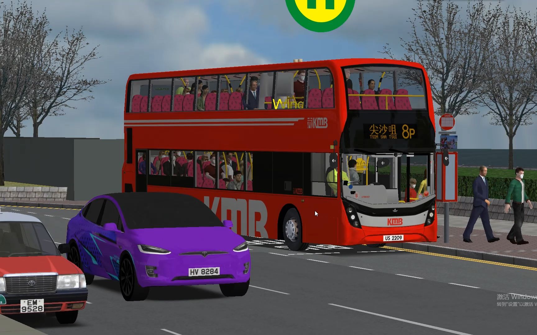 omsi2:西九龙8p线(开往尖沙咀码头)