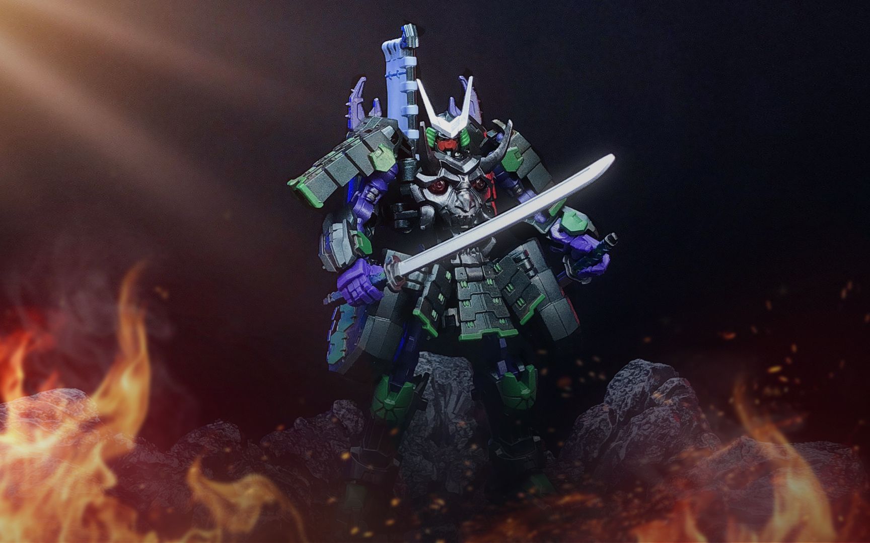 恶灵登场!铁工厂 ex-46m 恶灵具足骸蜘蛛鬼 小比例变形金刚