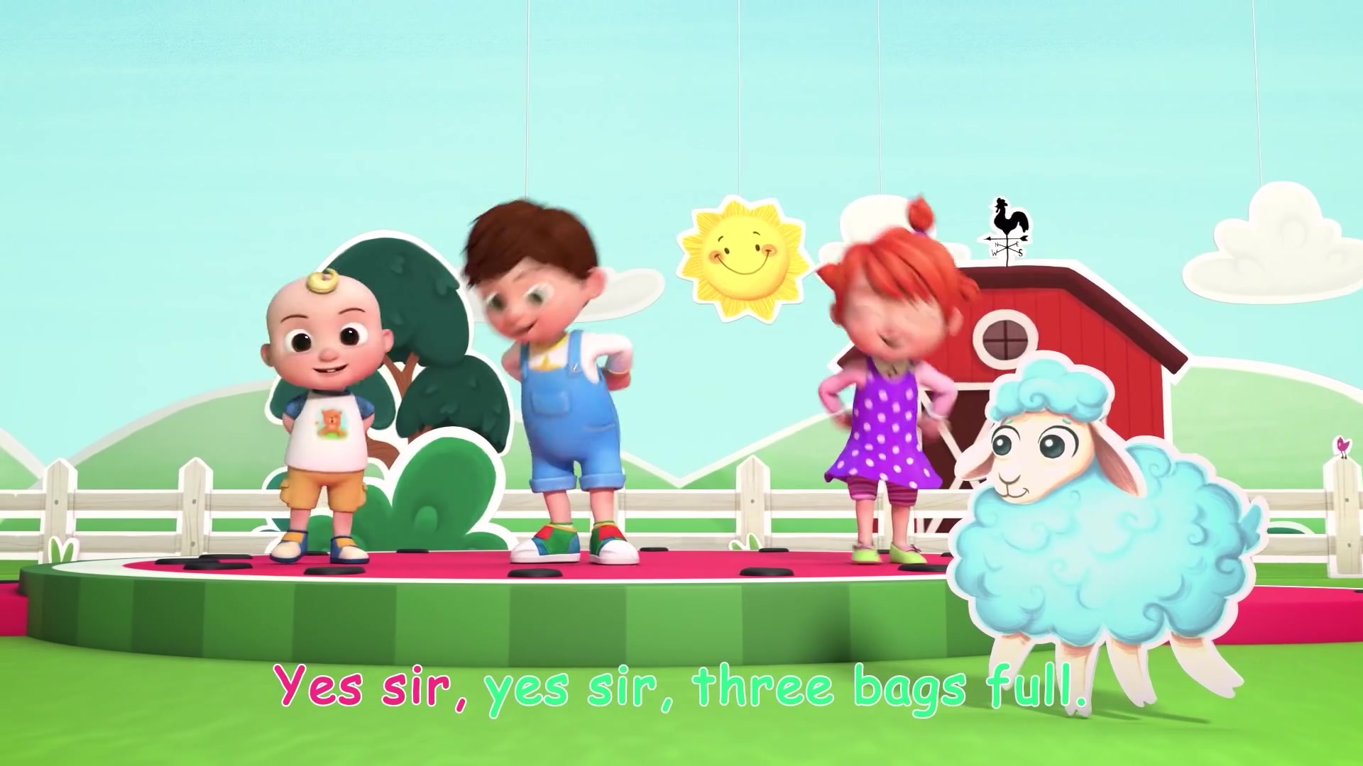 [图]Baa Baa Black Sheep Dance #咩咩黑羊舞#幼儿儿童英文歌曲 #英文启蒙歌曲#经典英文儿歌#Kids Songs #早教启蒙童谣#欢乐儿歌