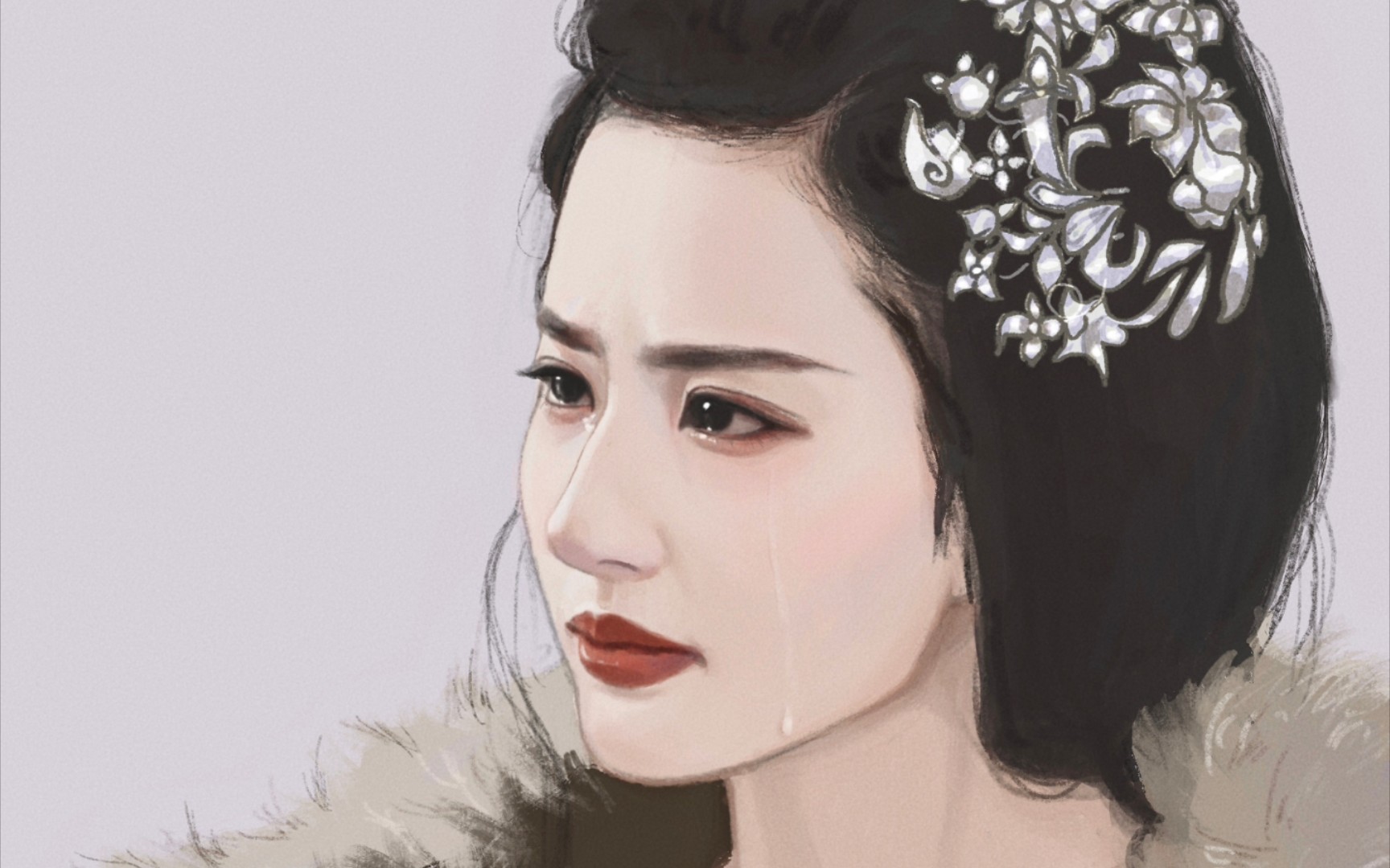 【procreate】刘亦菲 虞姬