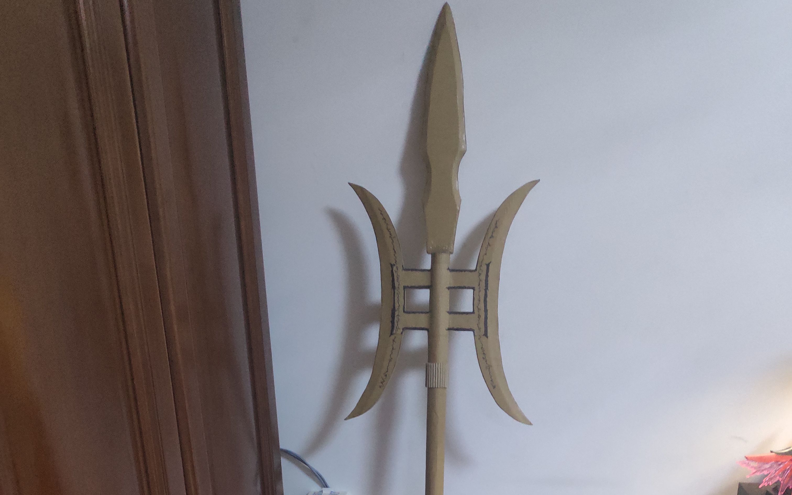 米仓源瓦楞纸制作方天画戟