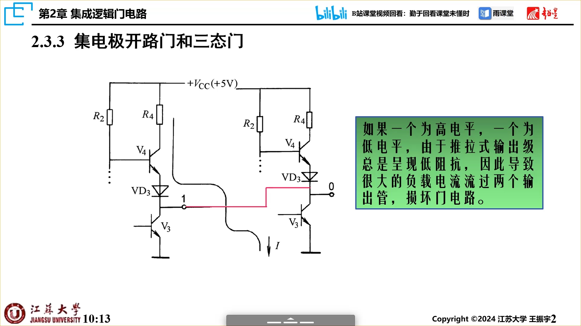 [图]2.3-3 OC门和TTL三态门