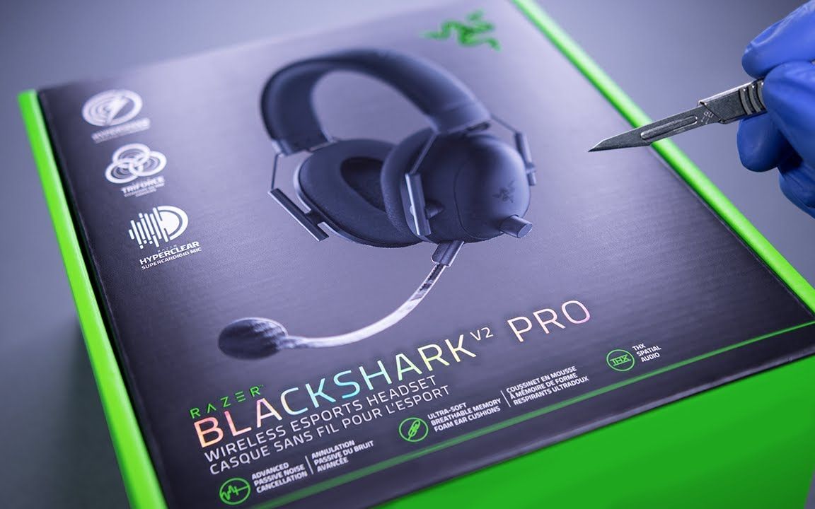 [图]【耳机开箱】雷蛇Razer 黑鲨Blackshark V2 Pro 无线游戏耳机开箱