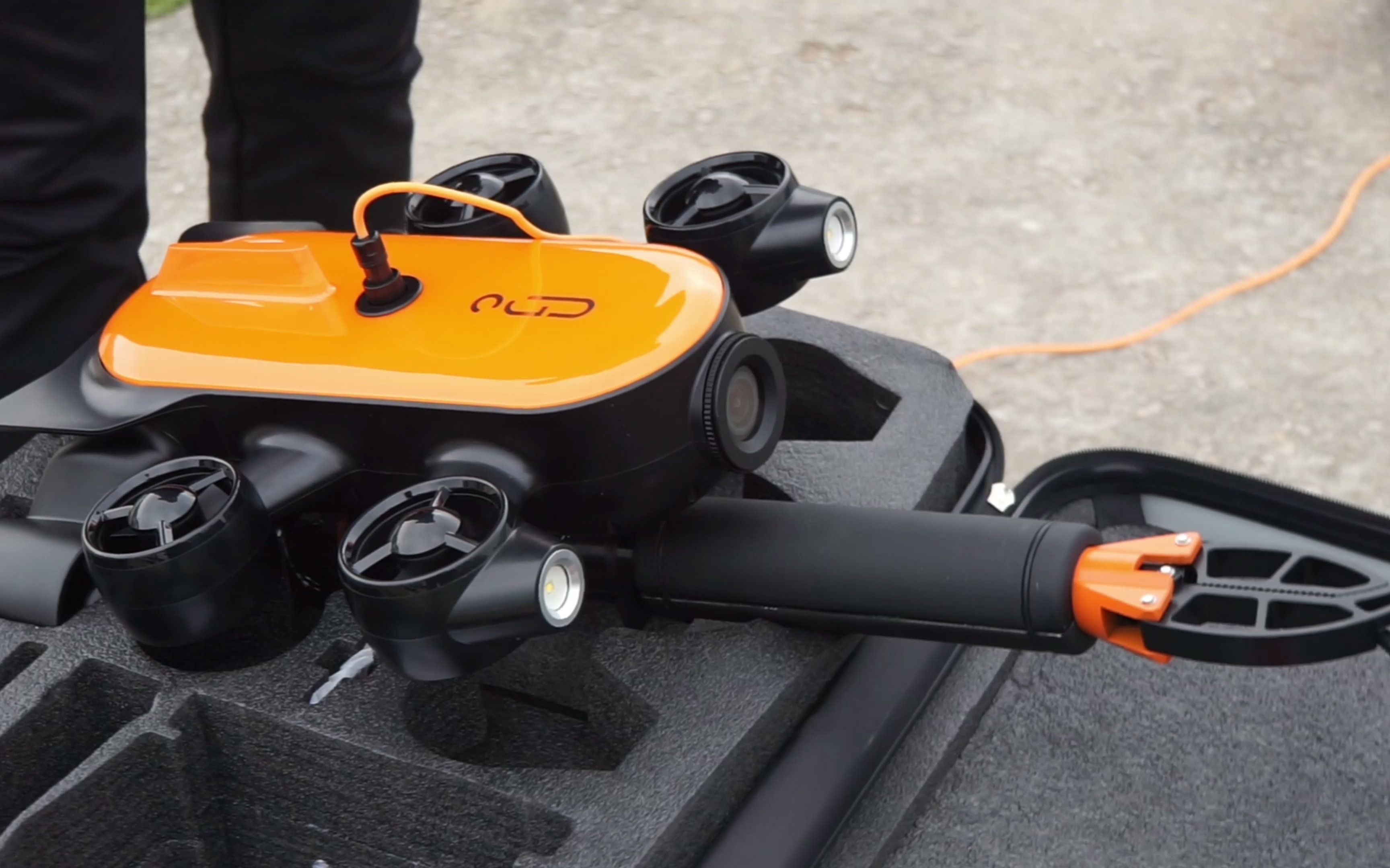 可下潜150米的吉影t1水下无人机,可摄影可打捞救援,全网开箱评测_哔哩