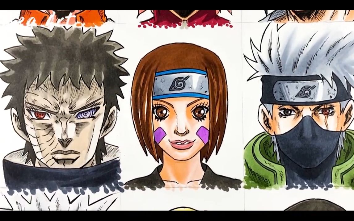 如果火影忍者是jojo的画风?气氛突然无敌了起来!