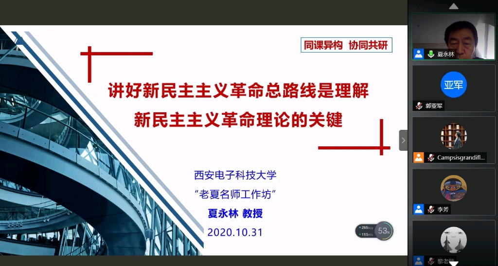 全国思政课教学名师、西安电子科技大学夏永林教授:如何讲好新民主主义革命总路线哔哩哔哩bilibili