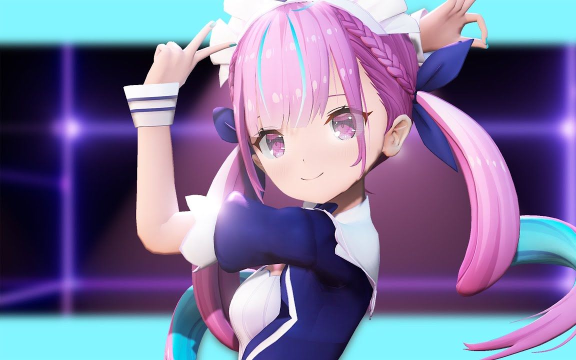 【vtubermmd】グッバイ宣言 (再见宣言)【凑阿库娅