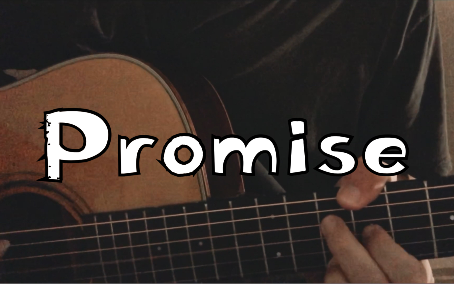 【押尾经典lowC调弦】Promise  covered by Jw哔哩哔哩bilibili