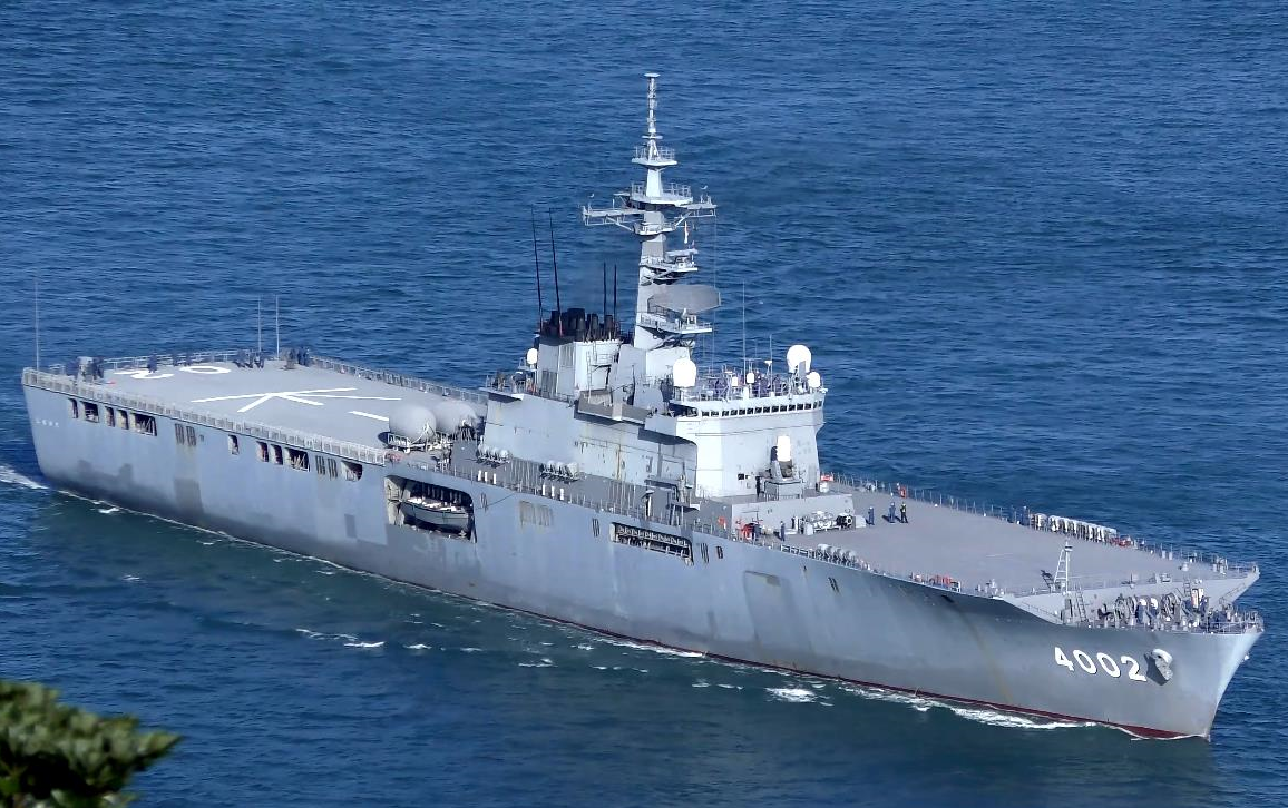 【海上自卫队】大隅级登陆舰"下北"号(lst-4002)关门西航(2021/9)