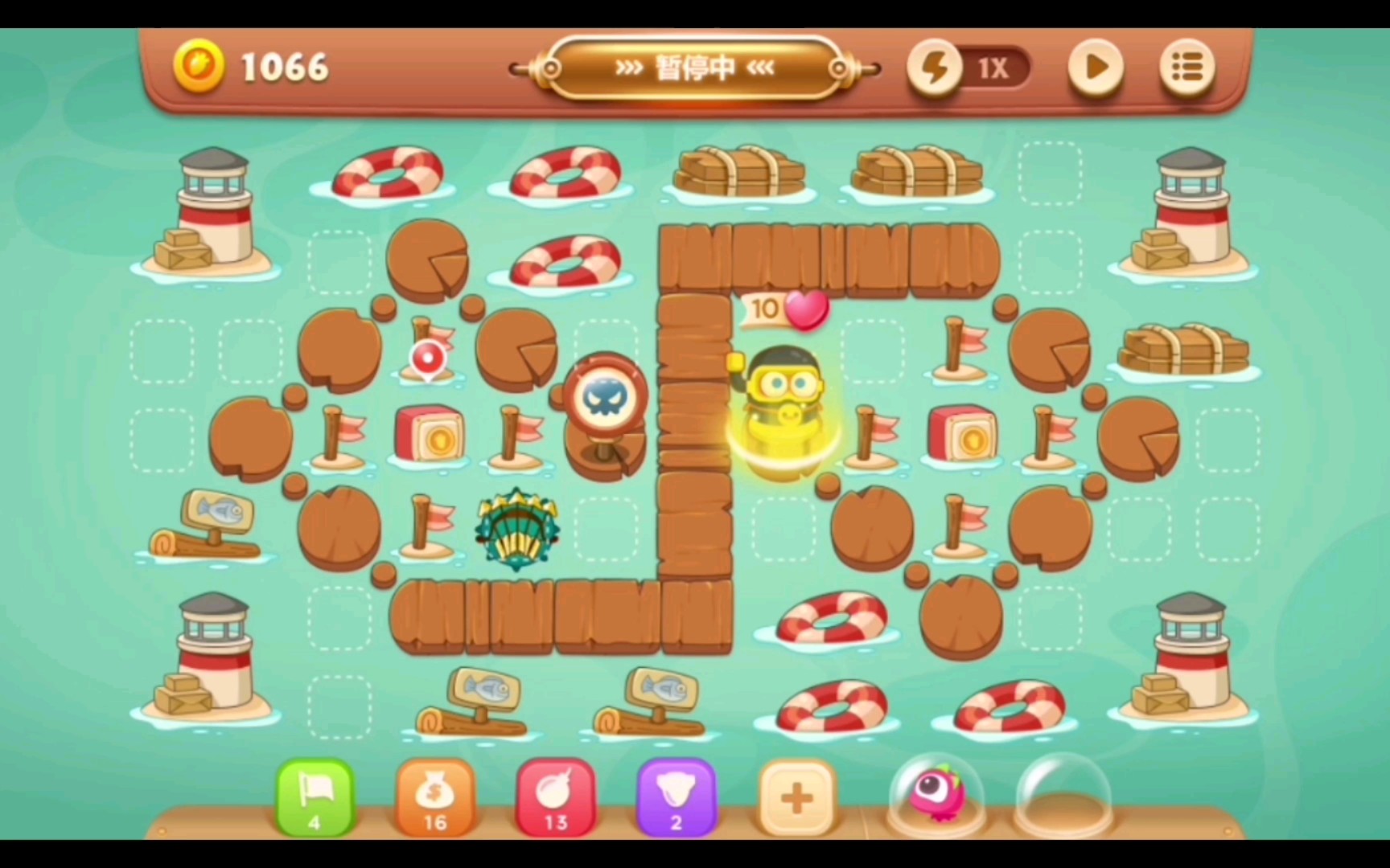 保卫萝卜3 码头 第31关 攻略