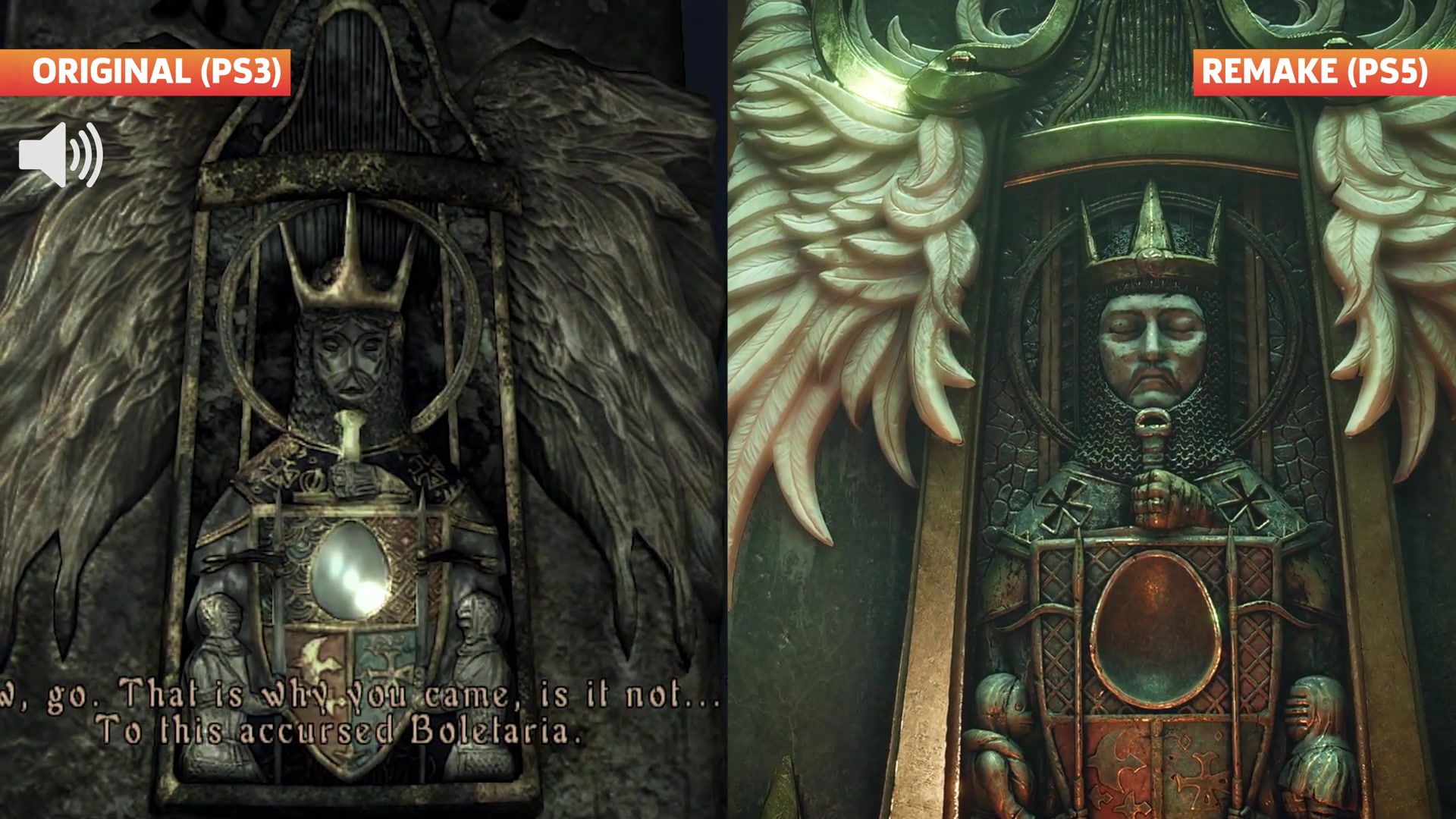 活动  恶魔之魂ps5与ps3画面对比