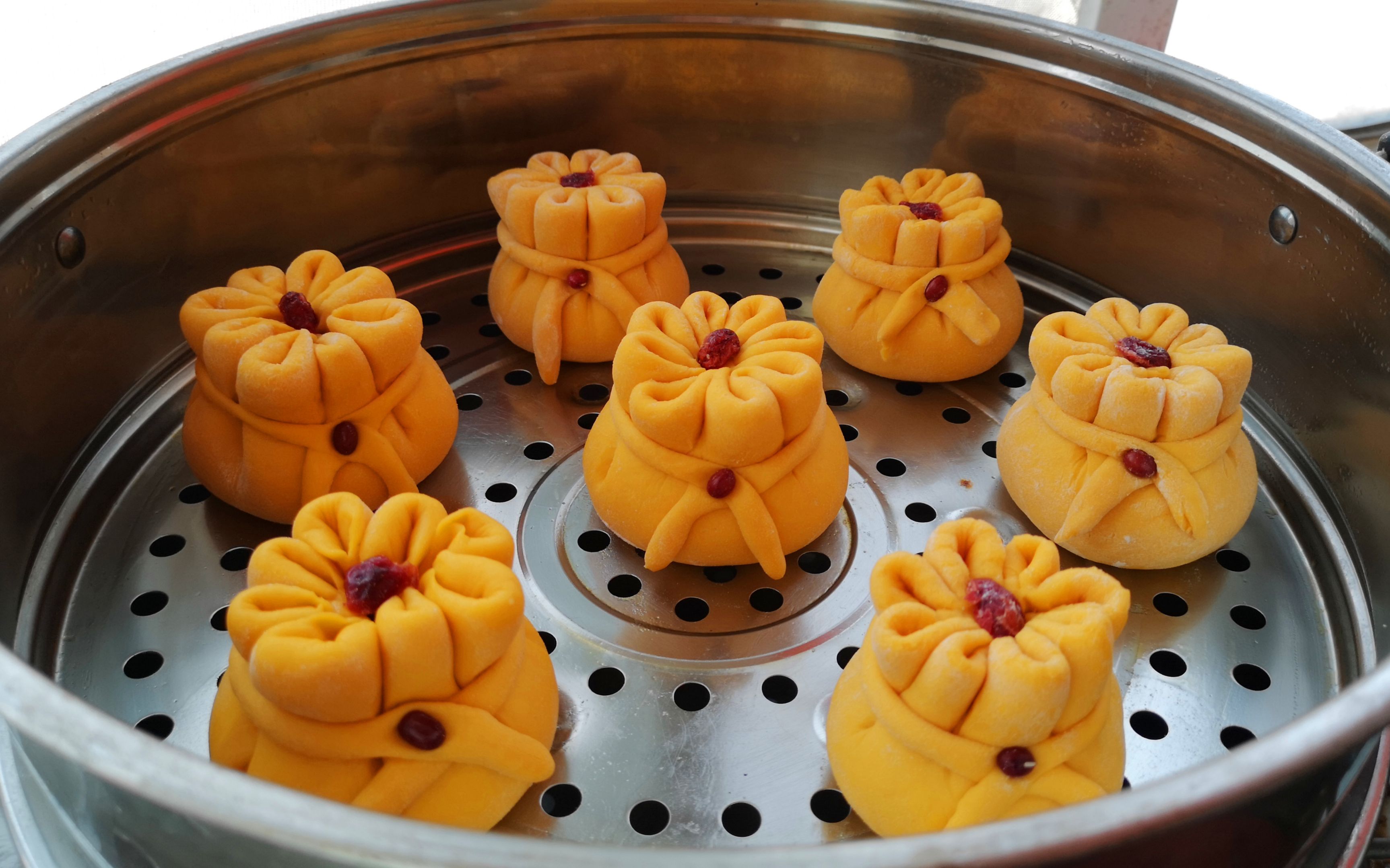 过年必备福袋馒头,简单漂亮,寓意"新的一年福气满满",真香